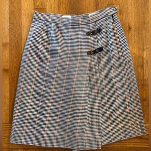 DAKS Classic Check Skort, Size Lg